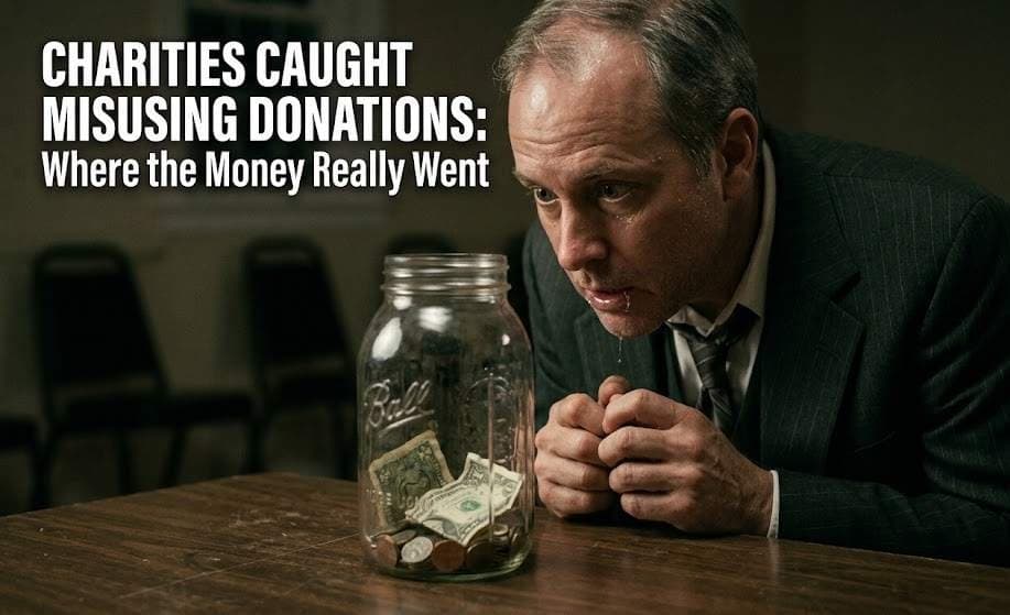 Charities Caught Misusing Donations: Where the Money Really Went