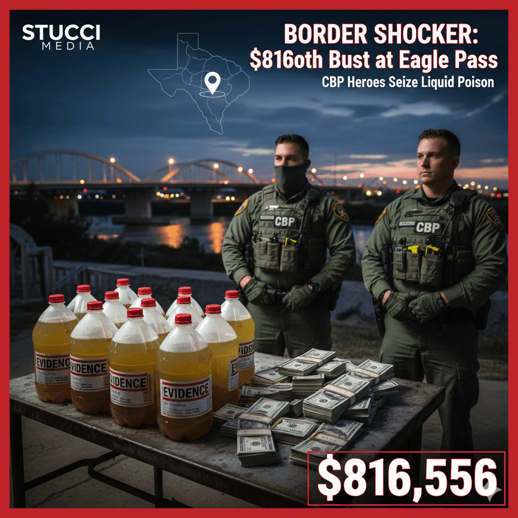 BORDER SHOCKER: $816K Meth Bust at Eagle Pass
