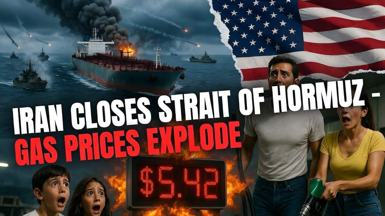 SHOCKING: Iran Closes Strait of Hormuz – Gas Prices Explode as Trump’s ‘Victory’ Crushes American Wallets (What’s Next for Groceries & Flights)