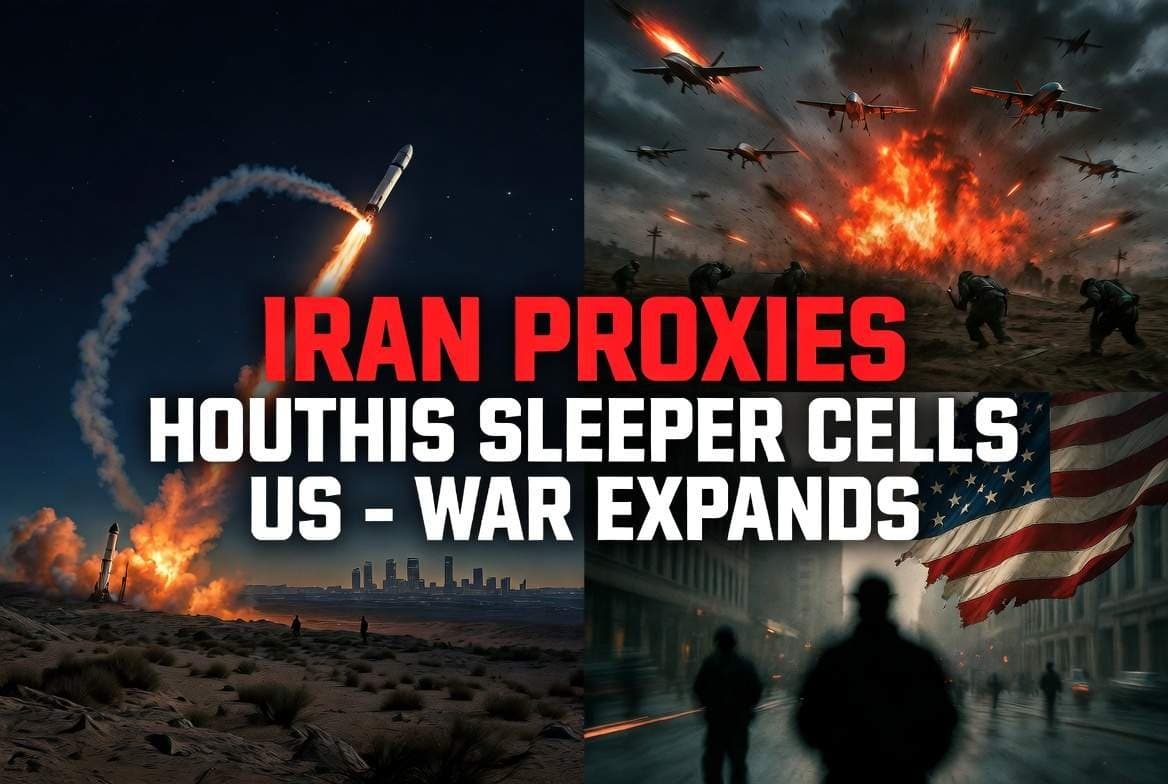 Iran Proxies Now Striking from Yemen – Houthis Fire Missiles at Israel While US Troops Bleed in Saudi Arabia (Sleeper Cells Next?)