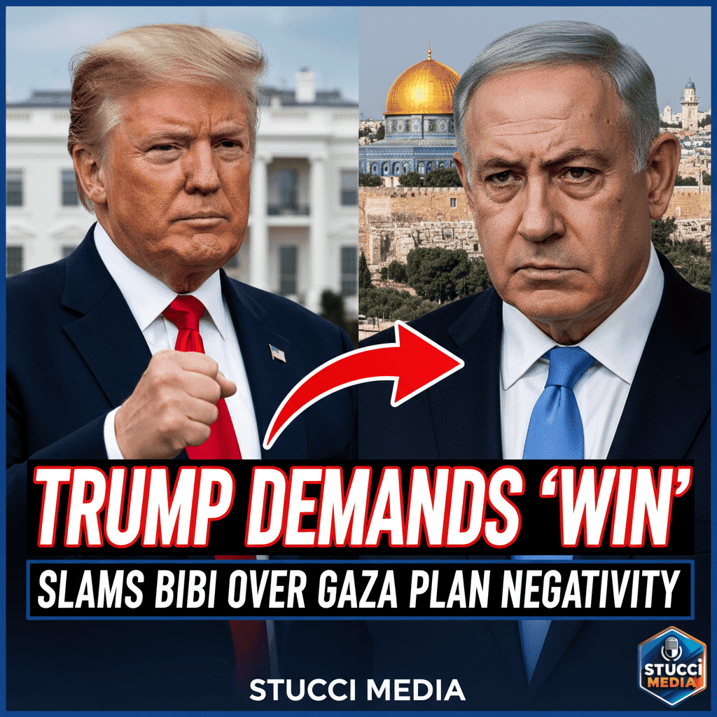TRUMP DEMANDS 'WIN': SLAMS BIBI OVER GAZA PLAN NEGATIVITY