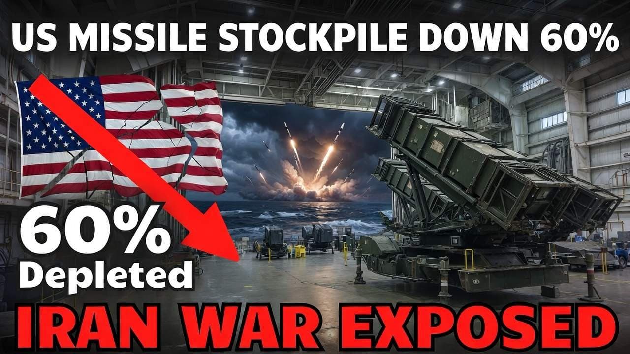 EXPOSED: US Missile Stockpile Down 60% in Iran War – Patriots & Tomahawks Running Dry (Homeland Vulnerable?)